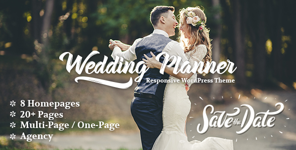 Wedding Planner - Responsive WordPress Theme - tema WordPress